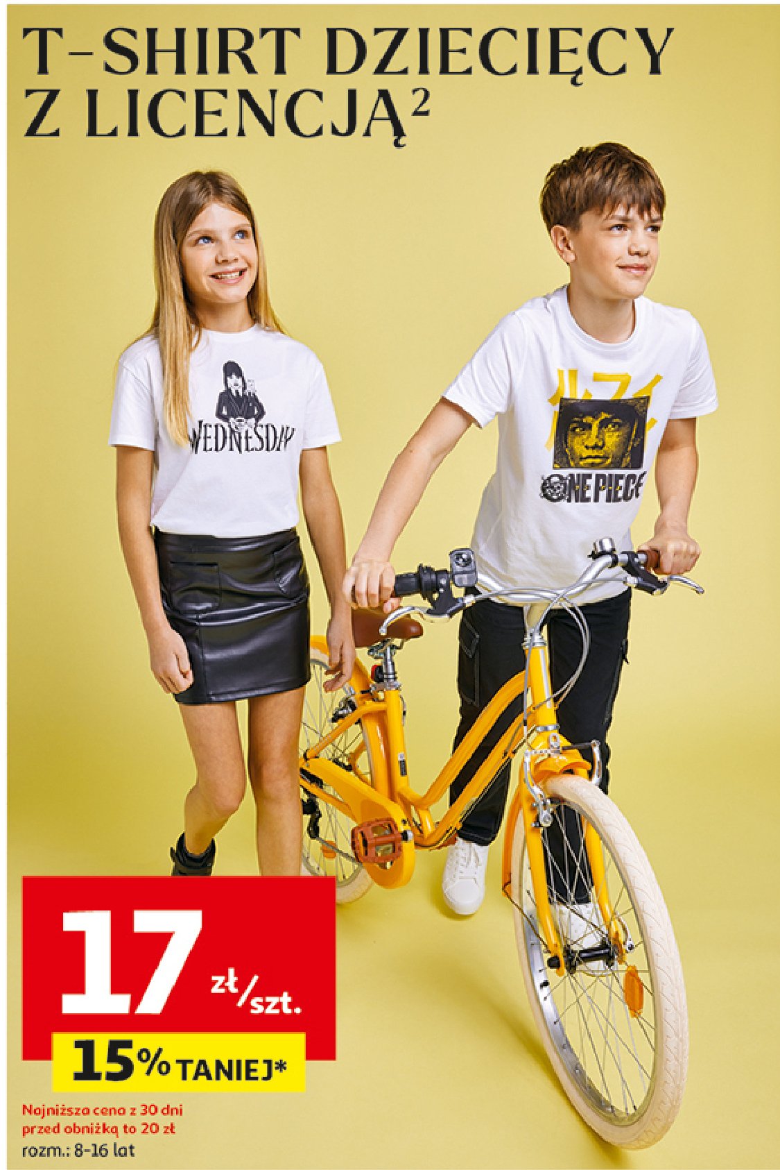 T-shirt dziecięcy Auchan inextenso promocja