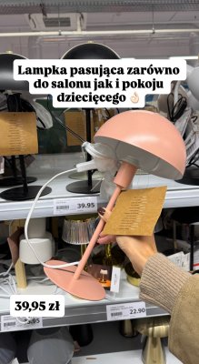 Lampka biurkowa promocja w Action