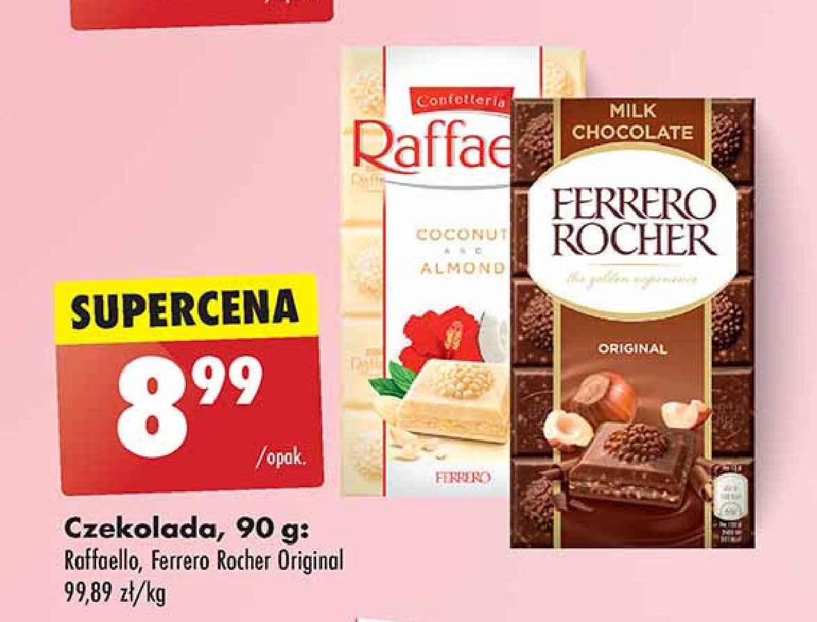 Czekolada Raffaello promocja