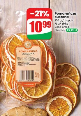 Pomarańcza suszona promocja w Dino
