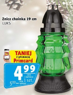 Znicz choinka 19 cm LUKS promocja w Prim Market