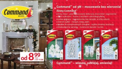 Akcesoria Command różne rodzaje promocja w Selgros