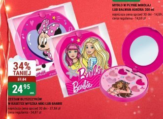 Zestaw błyszczków Barbie lub Barbie promocja w bi1