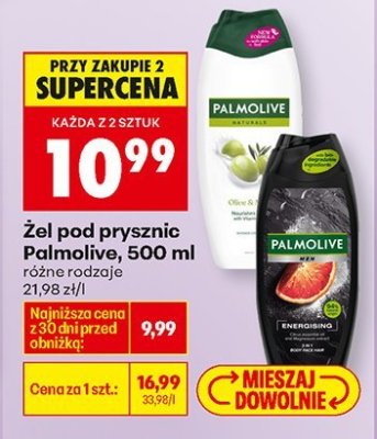 Żel pod prysznic Palmolive, 500 ml promocja w Biedronka
