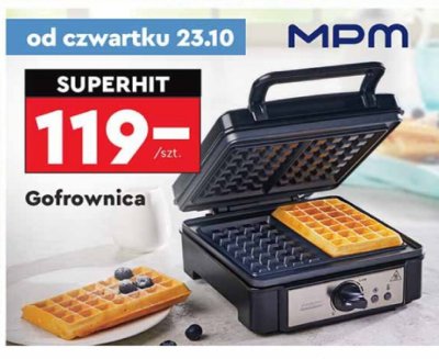 Gofrownica MPM promocja w Biedronka