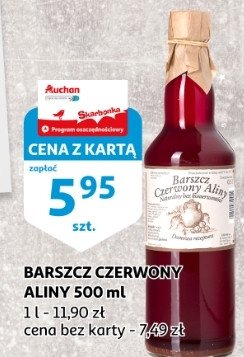 Barszcz czerwony aliny promocja