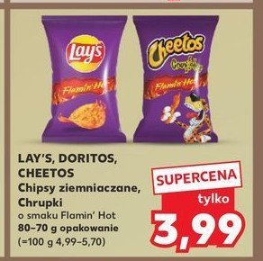 Chrupki flamin hot crunchy Cheetos promocja