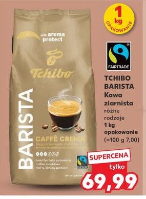 Kawa caffe crema Tchibo barista Tchibo cafe promocja w Kaufland
