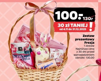 Zestaw prezentowy Frezja promocja w Netto