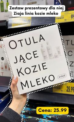 Prezentowy zestaw kosmetyków - kozie mleko promocja w Kaufland