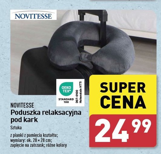 Poduszka relaksacyjna pod kark Novitesse promocja