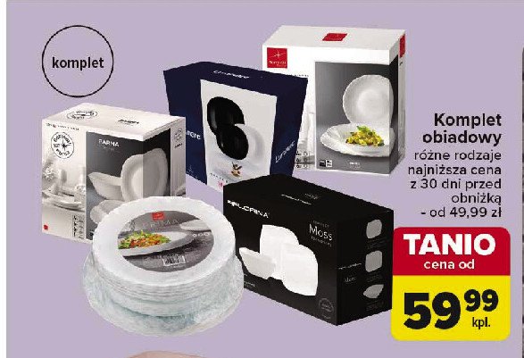 Komplet obiadowy moss Florina (florentyna) promocja