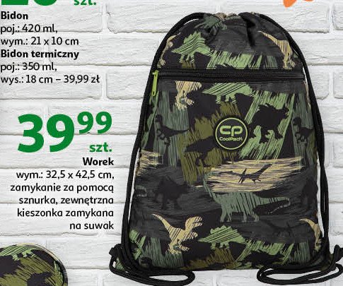 Worek na buty dinozaury Coolpack promocja