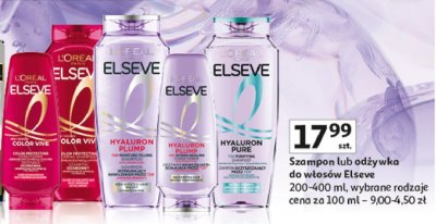 Od藕ywka do w艂os贸w L'oreal elseve hyaluron plump promocja
