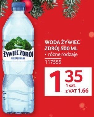 Woda Żywiec Zdrój 500ML promocja w Selgros