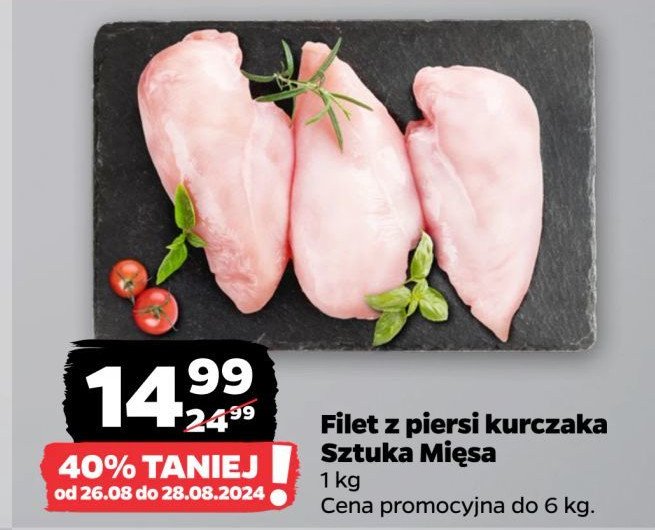 Filet z piersi kurczaka SZTUKA MIĘSA NETTO promocja