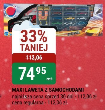 Maxi laweta z samochodami promocja w bi1