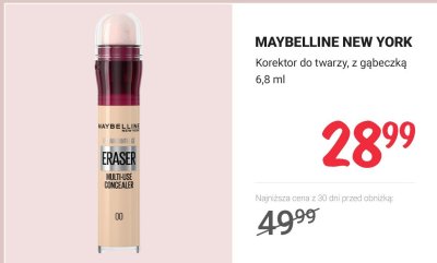 Korektor do twarzy, z gąbeczką 6,8 ml promocja w Rossmann