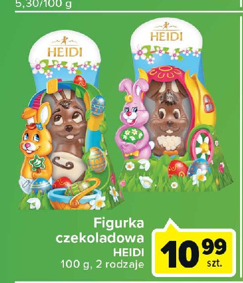 Figurka w czekoladzie baby bunny Heidi promocja