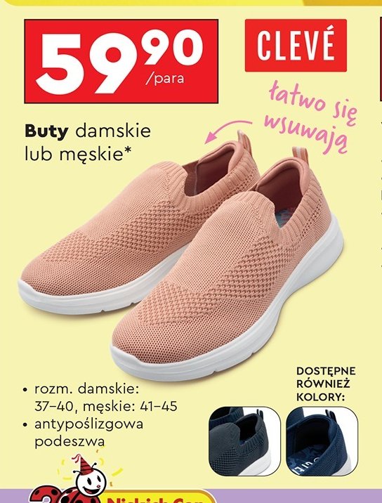 Buty męskie 41-45 Cleve promocja w Biedronka