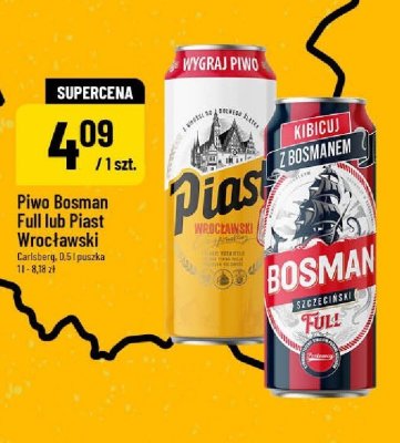 Piwo Bosman Full  promocja w POLOmarket