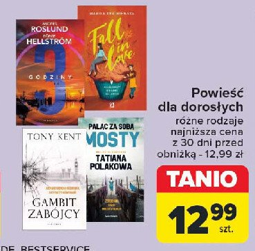 Anders roslund borge hellstrom "3 godziny" promocja w Carrefour Market