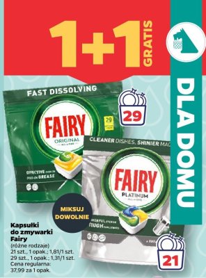 Kapsułki do zmywarki, różne rodzaje 1+1 GRATIS promocja w Netto