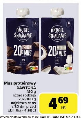 Mus o smaku czekolady Drugie 艣niadanie promocja