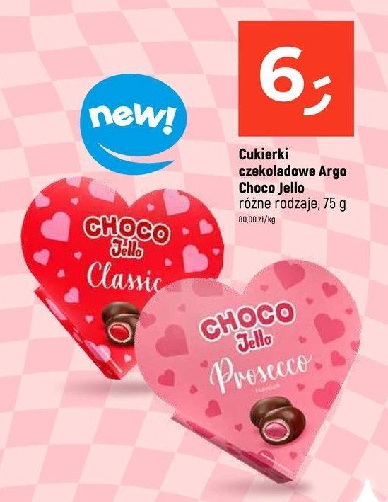 Cukierki czekoladowe choco jello classic Argo promocja w Dealz