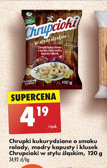 Chrupki chrupcioki o smaku rolady modry kapusty i klusek Eurosnack promocja