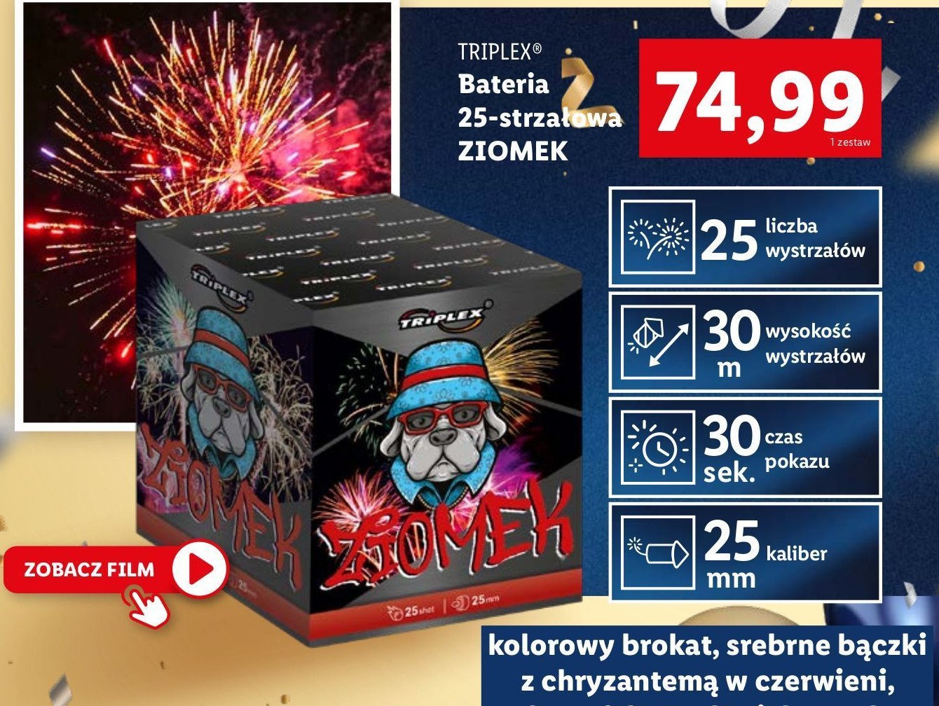 Bateria ziomek TRIPLEX promocja w Lidl