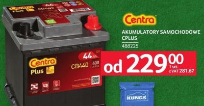Akumulatory samochodowe Centro Cplus promocja w Selgros