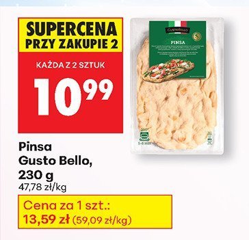 Pinsa Gusto Bello, 230 g promocja w Biedronka