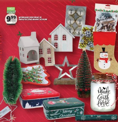Dekoracje świąteczne marki Schum promocja w Stokrotka
