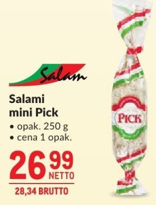 Salami mini Pick promocja w Makro