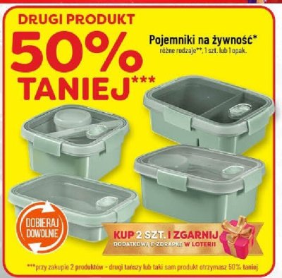 Pojemniki na żywność różne rodzaje promocja w POLOmarket