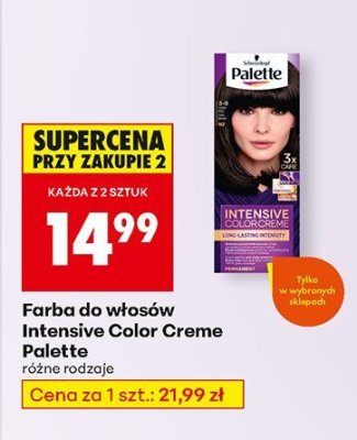 Farba do włosów Intensive Color Creme Palette promocja w Biedronka