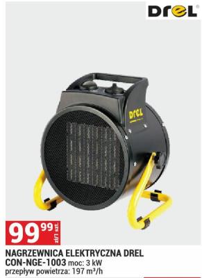 Nagrzewnica elektryczna DREL CON-NGE-1003 promocja w Merkury Market
