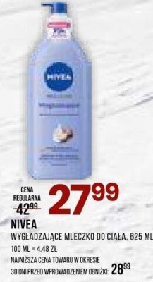 Mleczko do ciała NIVEA wygładzające z olejkiem kokosowym promocja w Drogerie Natura