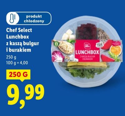 Lunchbox z kaszą bulgur i burakiem promocja w Lidl