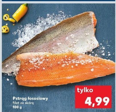 Pstrąg łososiowy filet ze skórą promocja