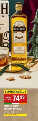Whiskey Bushmills 1 l promocja w Biedronka