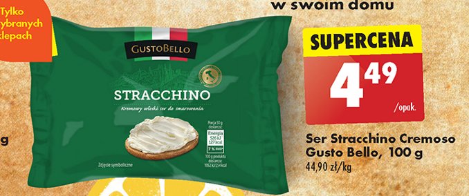 Ser stracchino Gustobello promocja