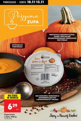 Zupa krem z dyni Biedronka, 450 g promocja w Biedronka