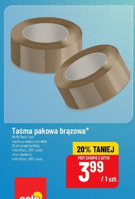 Taśma pakowa brązowa promocja w POLOmarket