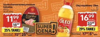 Olej rzepakowy Oleo promocja w Delikatesy Centrum