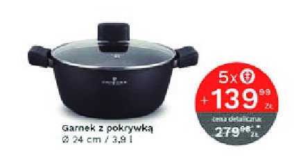 Garnek nierdzewny nero 24 cm Altom design promocja