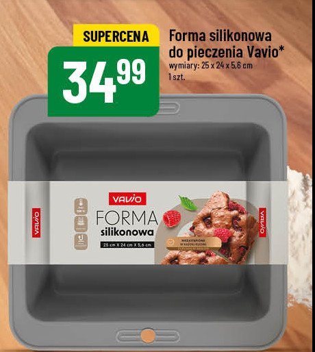 Forma silikonowa 25 x 24 x 5.6 cm Vavio promocja