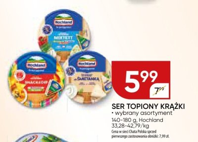 Ser topiony krążki - wybrany asortyment promocja w Chata Polska