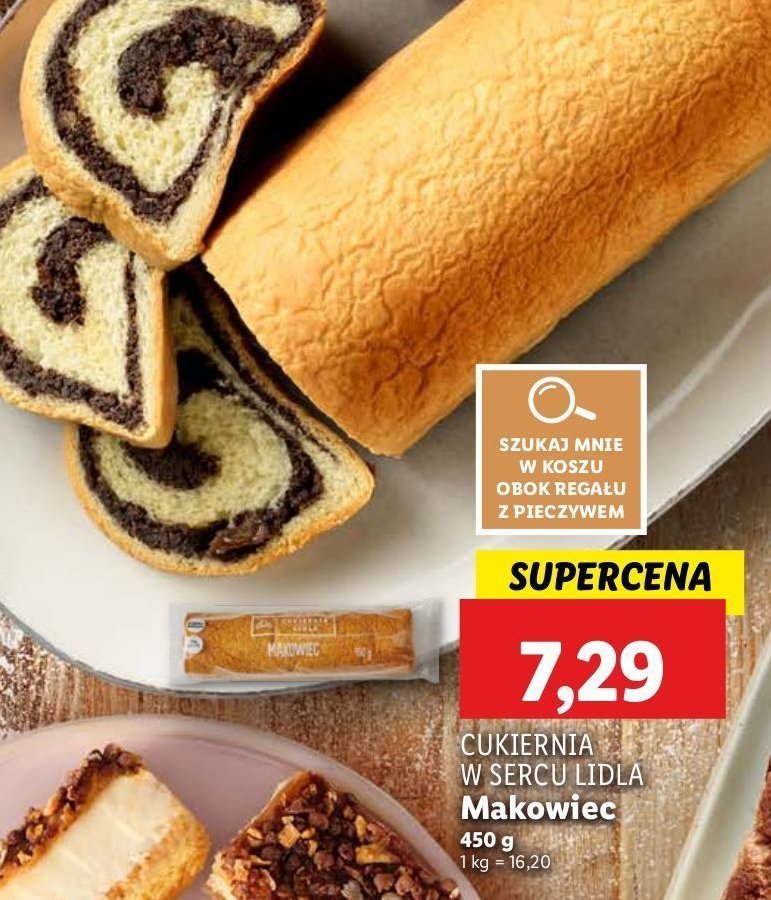Makowiec Cukiernia lidla promocja w Lidl